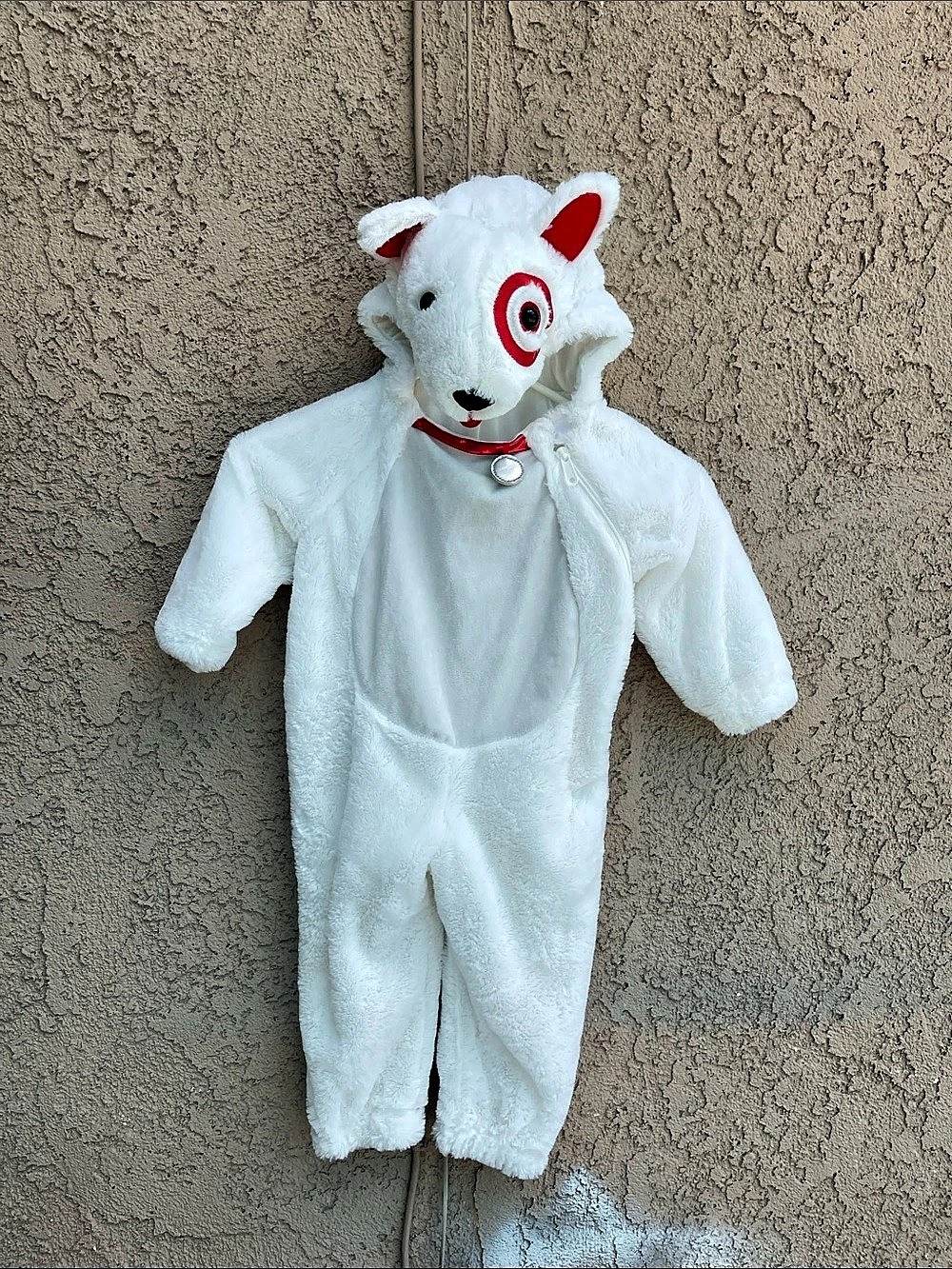 Hyde & Eek! Boutique Target Bullseye Dog Plush Halloween Costume Jumpsuit